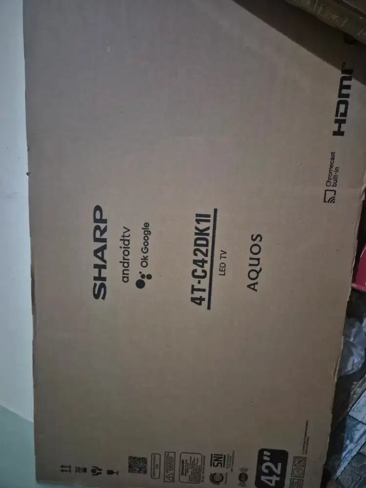 Tv android sharp 42 in