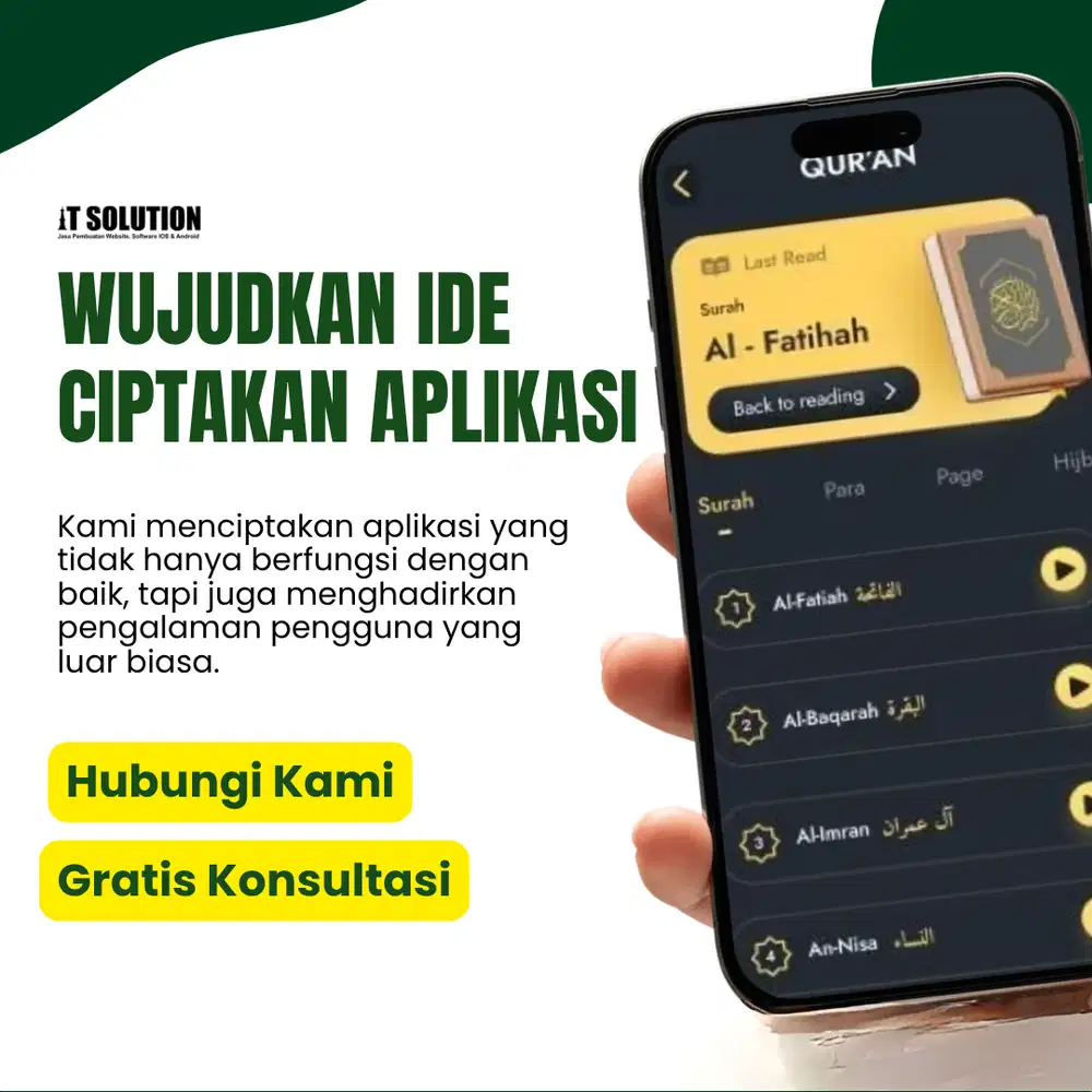 Pembuatan Aplikasi Android Custom Mobile Profesional