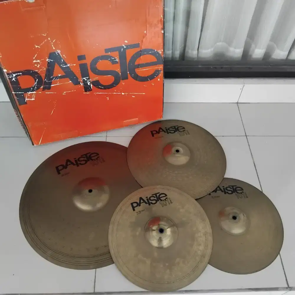 CYMBAL SET PAISTE 101 HIHAT CRASH RIDE