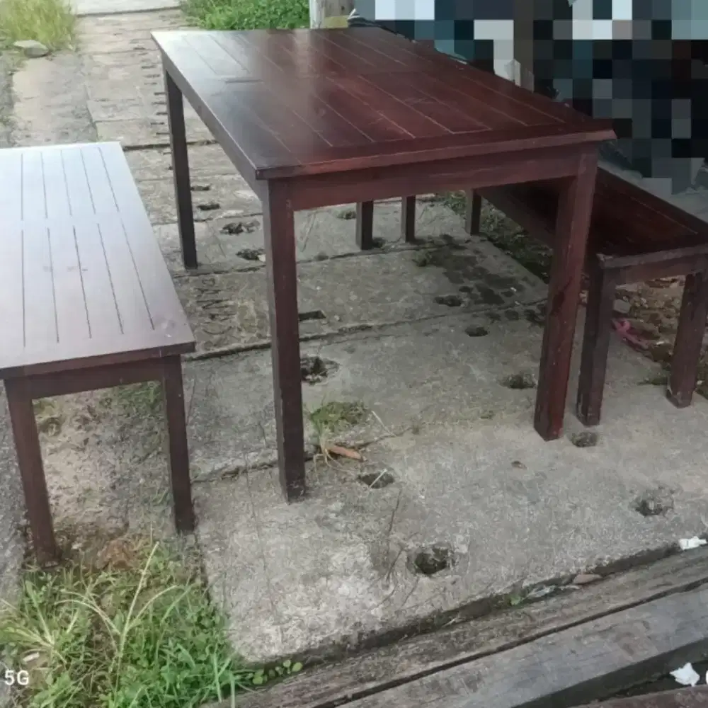 (BU Cepat) Jual Meja kursi untuk cafe atau warung makan