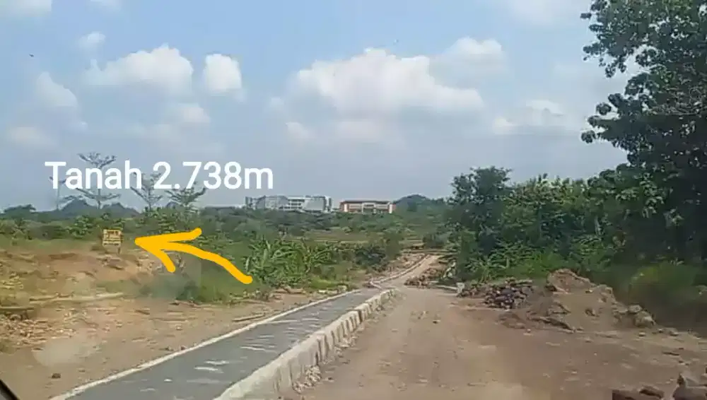 2.738 M PINGGIR JALAN KAMPUS POLMAN KEBUN DURIAN VIEW UNTUK CAFE