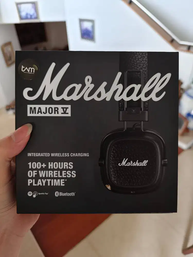 Marshall Major V Headphone Headset Bluetooth New Resmi