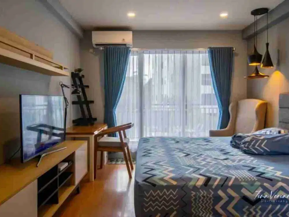 termurah! apartemen lux furnish studio galeri ciumbuleuit 3 bandung utara