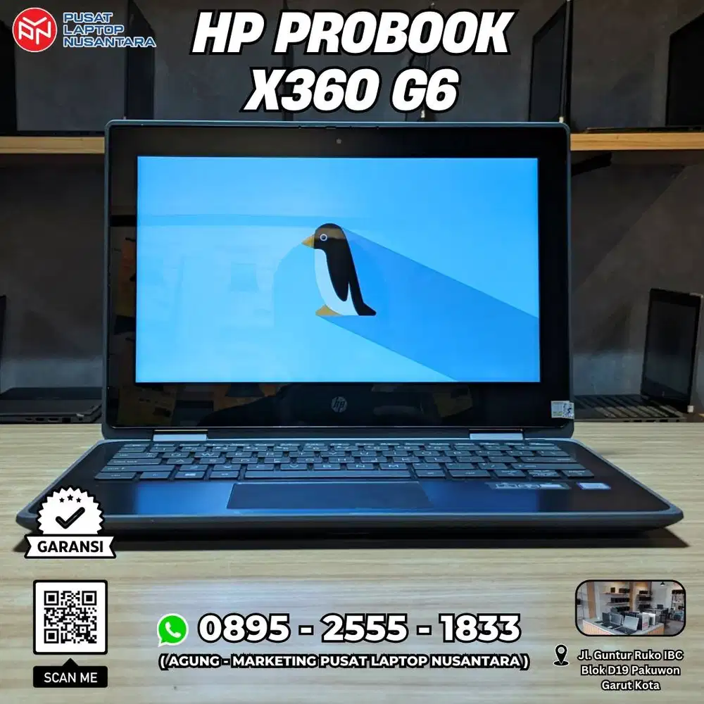 HP X360 11 G6 Touchscreen 2 in 1 [Second ex Kantor] - Laptop Garut