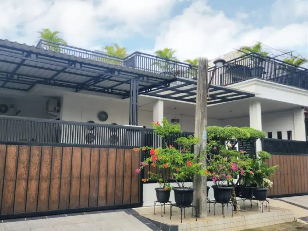 RUMAH FULL FURNISH NYAMAN SIAP HUNI DI VILLA PAMULANG MAS, BAMBU APUS - CIPUTAT