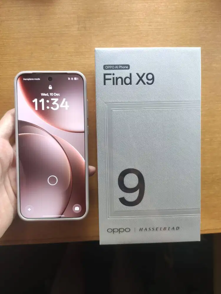 OPPO Find X9 5G 12/256GB Mulus Like New Garansi 2 tahun