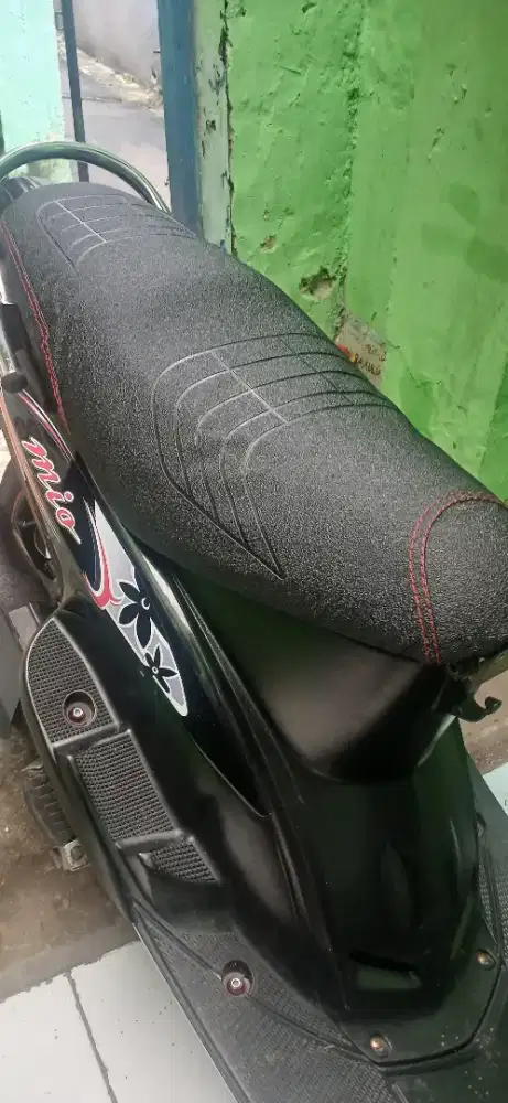 Sarung Jok Motor Mio karbu amplas pres