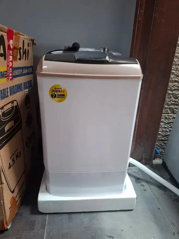 Mesin cuci mini Arashi AWM 452A/1 tabung (gratis ongkir)