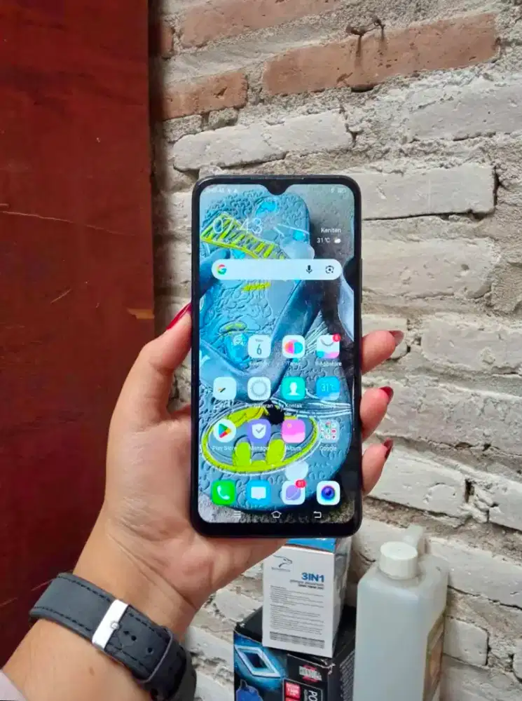 Vivo s1 finger layar on
