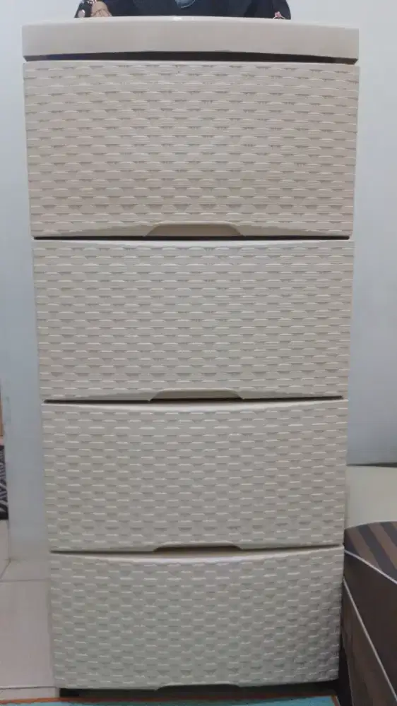 Container box, lemari plastik laci, rak serba guna