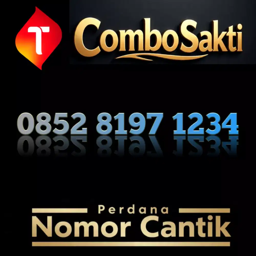 Nomor Cantik Premium Exsclusive 1234 2345 Telkomsel Combo Sakti