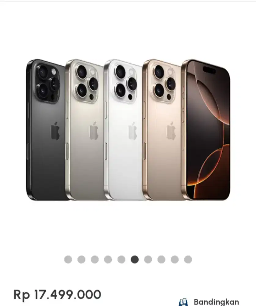 CICILAN 0% KHUSUS IPHONE 16 PRO