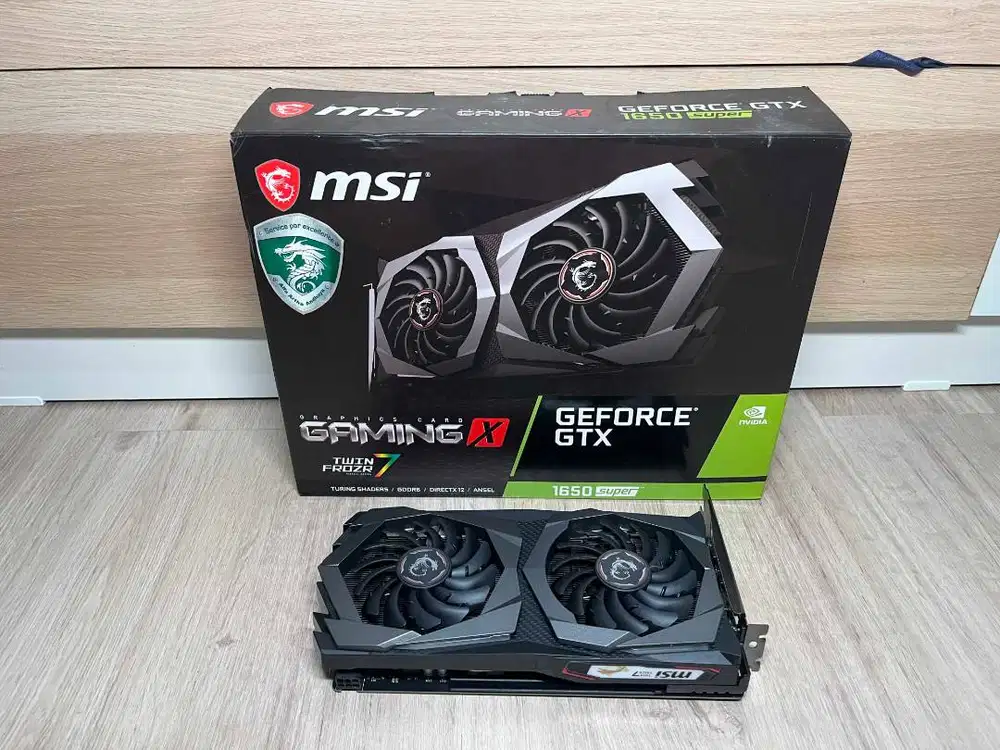 VGA MSI GTX 1650S / 1650 SUPER GAMING X 4GB DDR6 FULLSET MULUS