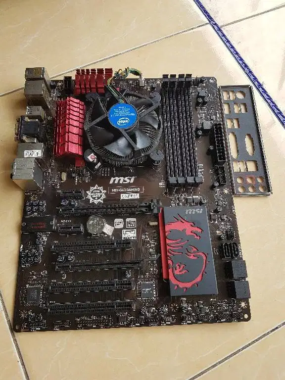 Sepaket Intel Core i3 4150 | Motherboard MSI H87-G43 Gaming lga 1150