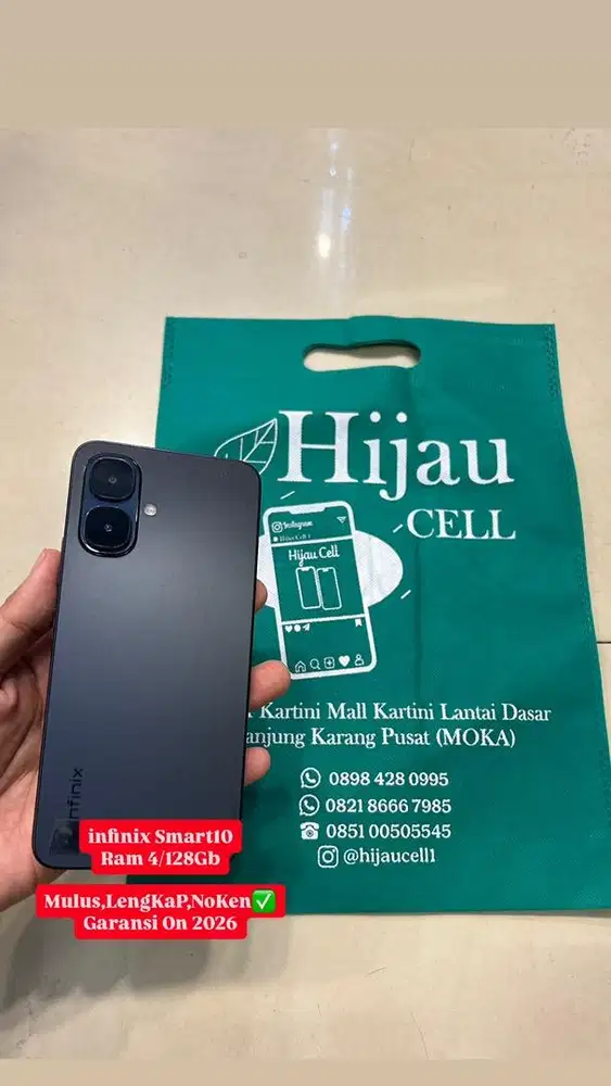 Infinix smart10 Ram 4/128Gb