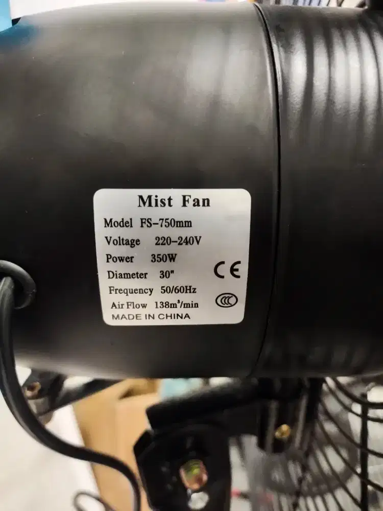 Kipas angin embun mist fan