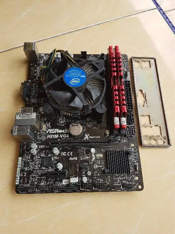 Sepaket Intel i5 4590 | ASRock H81M-VG4 | Ram 8GB DDR3