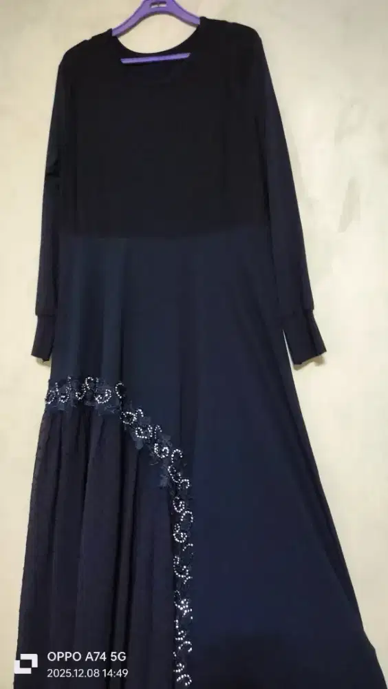 Gamis biru dongker