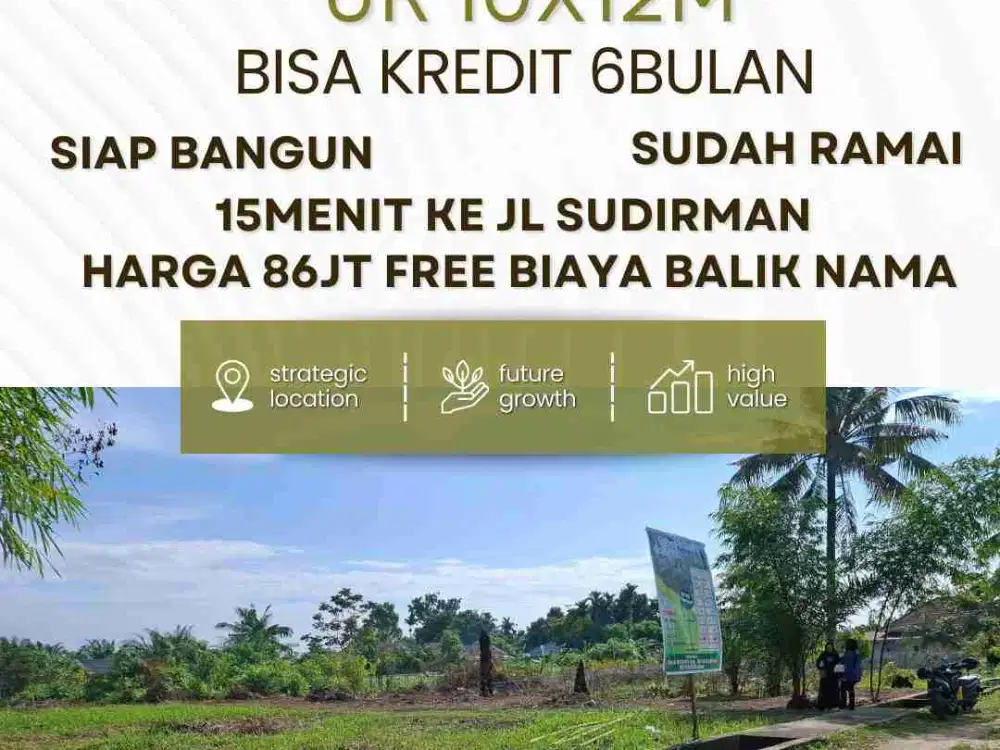 Tanah kavling Jalan Pesantren Kulim