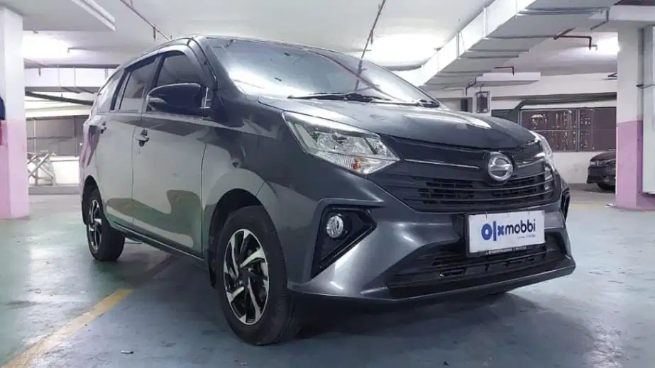 Like New TDP 8JT Daihatsu Sigra 1.2 R Bensin-AT 2024 Abu