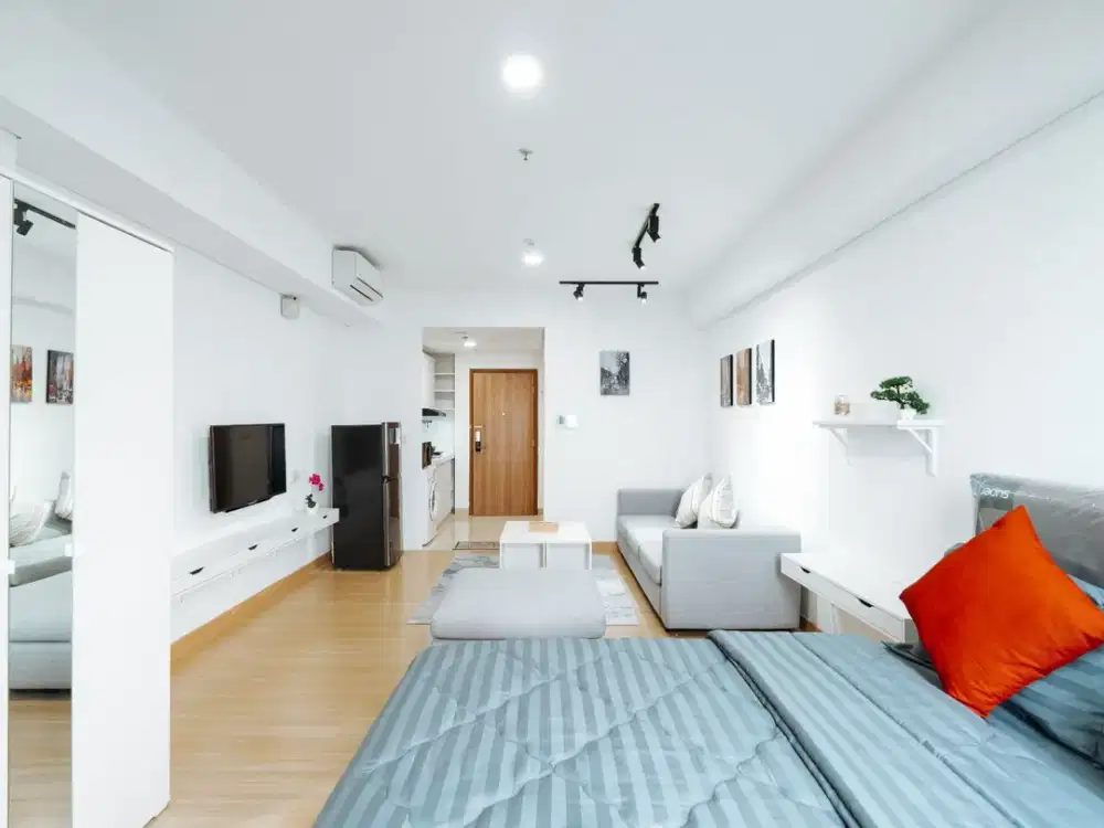 Apartemen Skandinavia Tipe Studio Lt 25 Fully Furnished Akses Langsung Tangcity Mall Tangerang