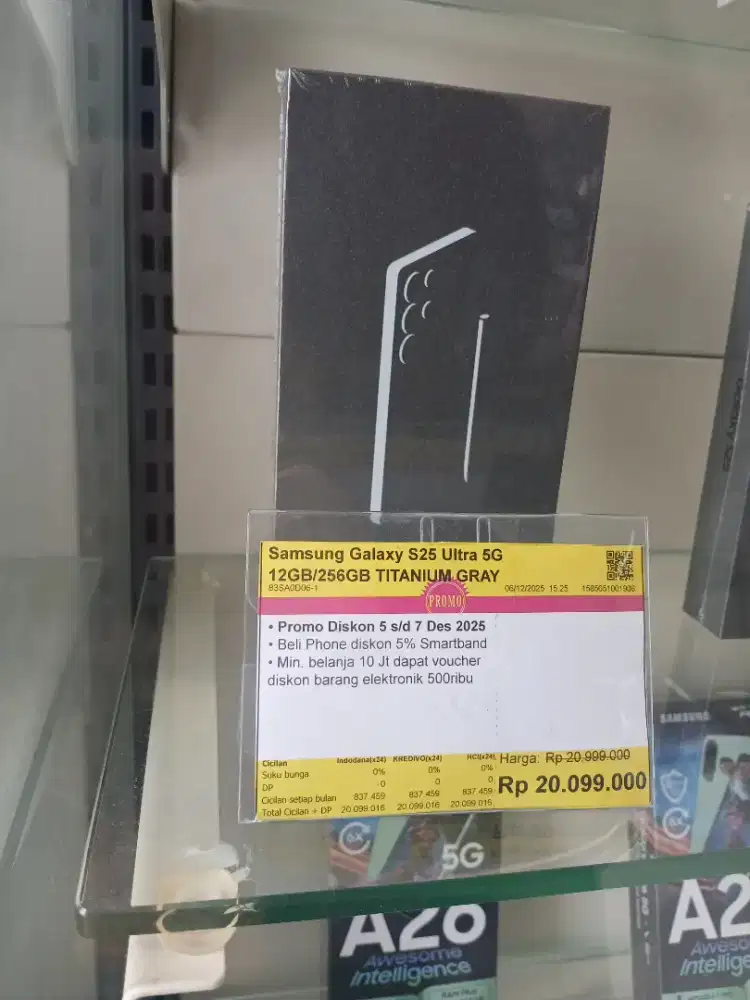 Samsung galaxy S25 Ultra 5G 12/256GB cash cicilan tanpa dp