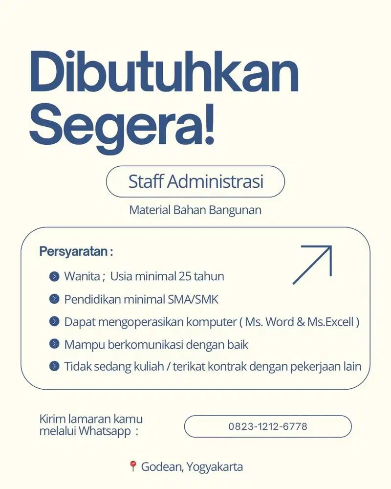 Staff Administrasi