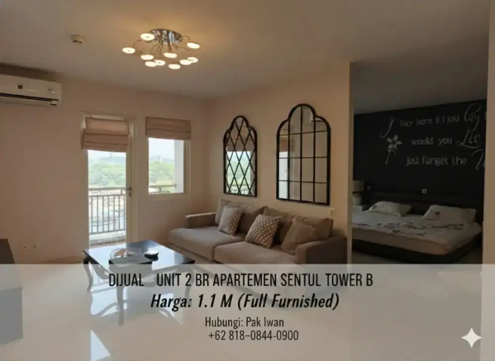 Dijual Apartemen Sentul Tower Sentul City