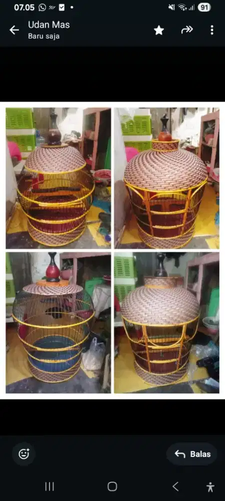 Sangkar perkutut/tekukur baru di jakarta minat lanjut wa aj