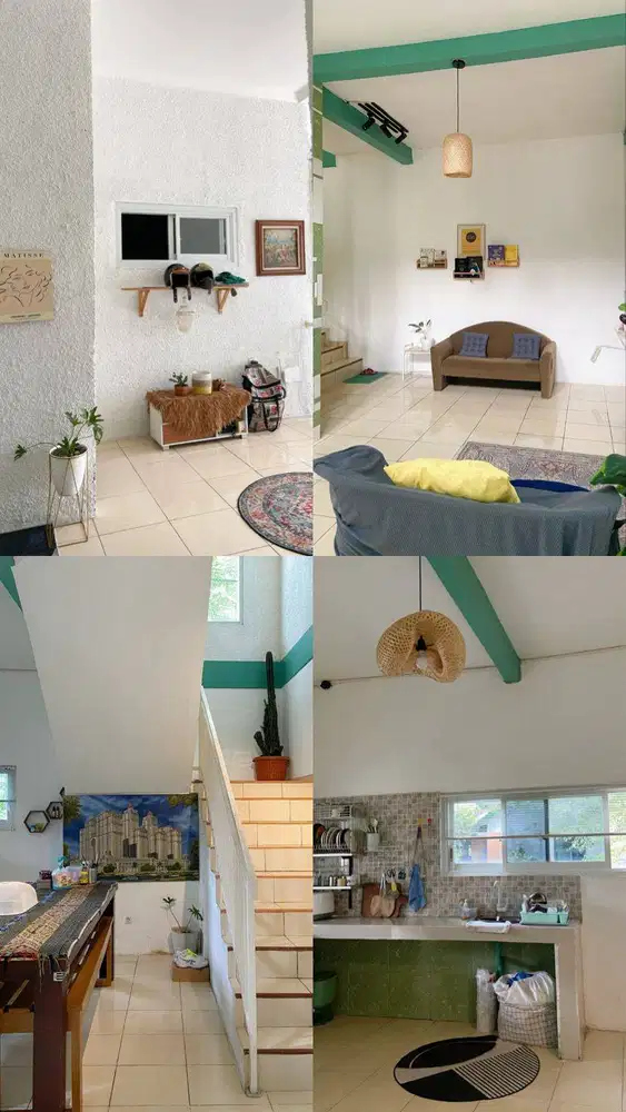 DISEWAKAN Rumah Hook Full Furnish, Estetik, Strategis & NO BANJIR