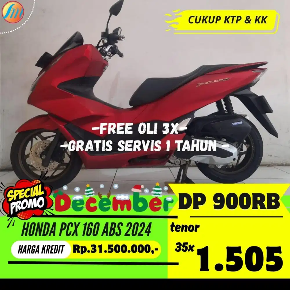 DP CUMA 900RIBU HONDA PCX 160 ABS 2024 ANGSURAN SANGAT RINGAN