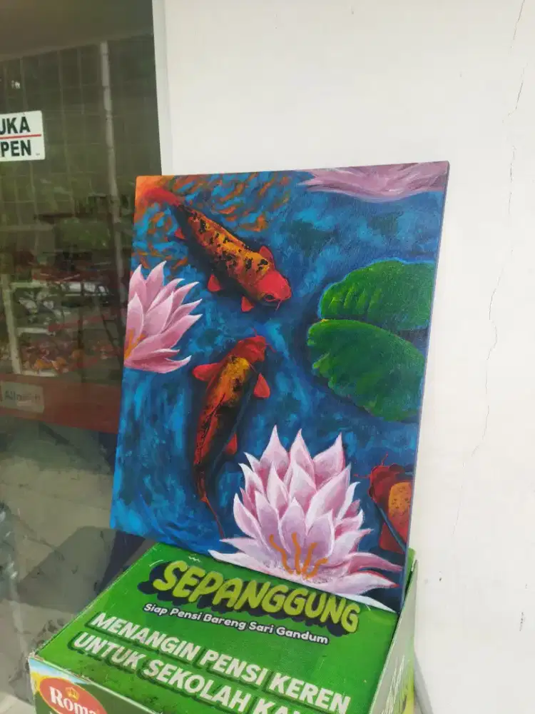 Lukisan handmade ikan