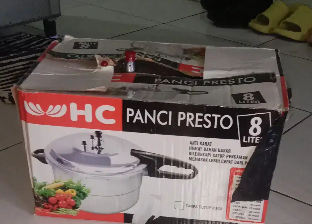 Panci presto ukuran 8 liter