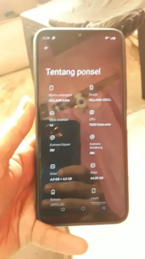 Hp Villaon Ram 4gb/64gb