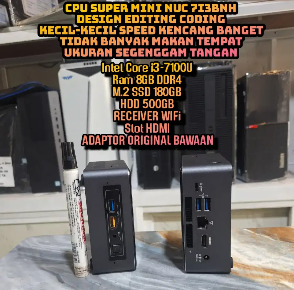 PC MINI SUPER MINI COCOK UNTUK ADMIN DESIGN EDITING CODING