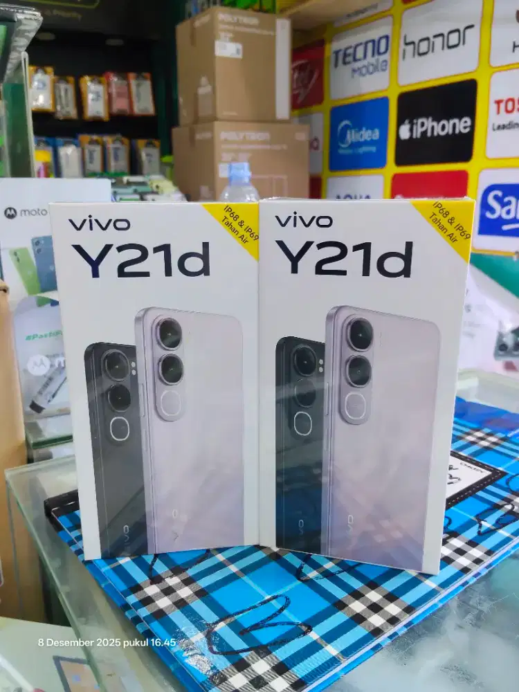 Vivo y21d 4+4/128gb garansi resmi ,segel ,promo termurah