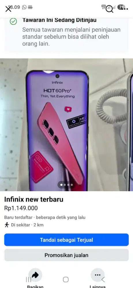 Infinix new terbaru