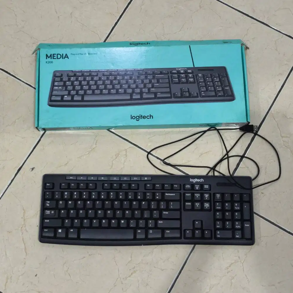 Keyboard Logitec K200 Black Like New
