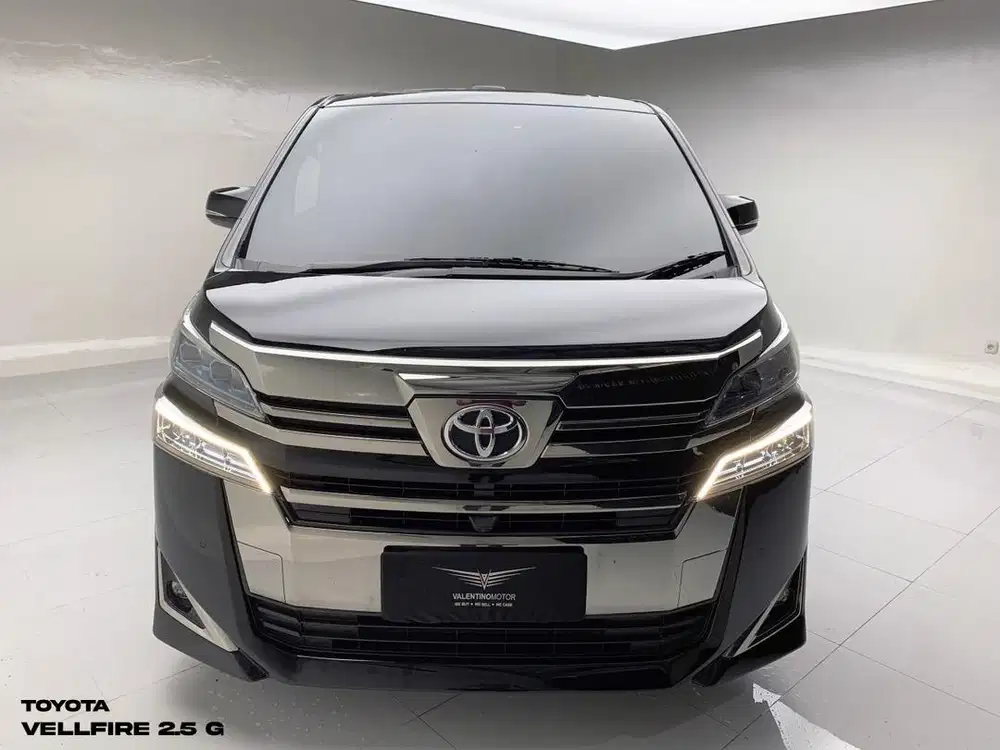 TOYOTA VELLFIRE 2.5 G 2019 – BLACK ON BLACK - UNIT TERAWAT
