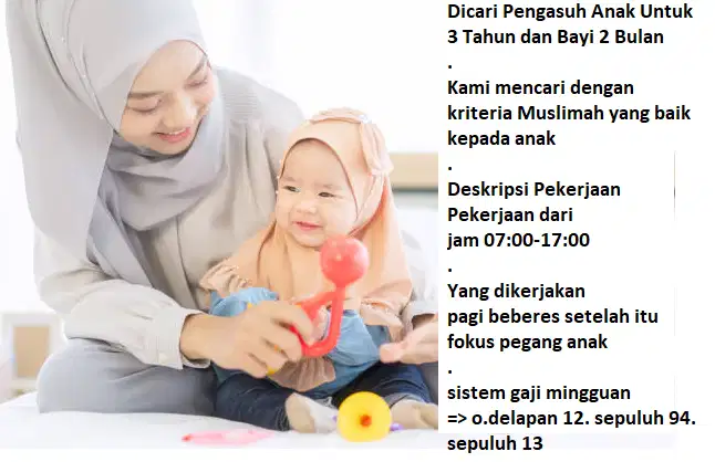 Dicari Pengasuh Untuk Anak