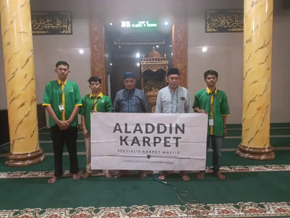 Tersedia Karpet sajadah Masjid import pembelian menyesuaikan kebutuhan