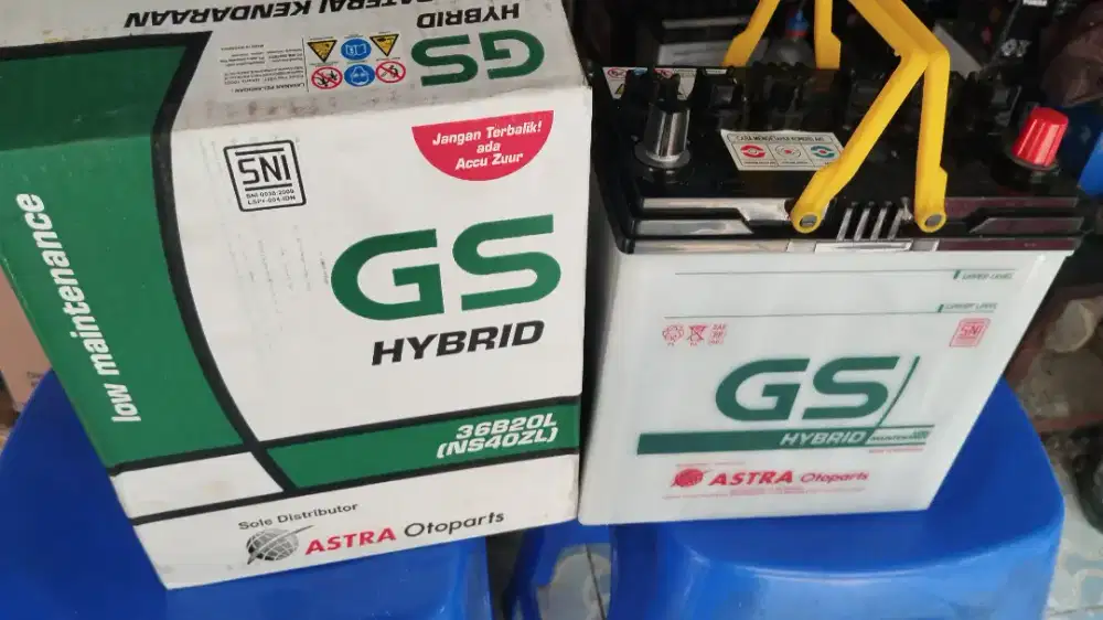 Accu aki baru ns40zl 35ah gs astra ori agya calya jazz picanto brio