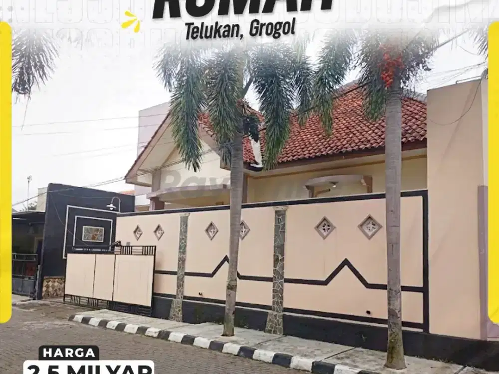 Dijual / Disewakan Rumah Hook Di Grogol Indah Solobaru Dekat Mall