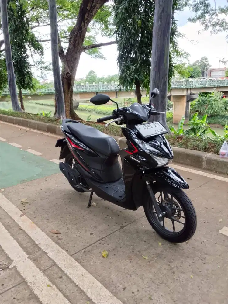 Beat Matic 2024 Keyless Warna Biru Ganteng Banget Siap Pakai