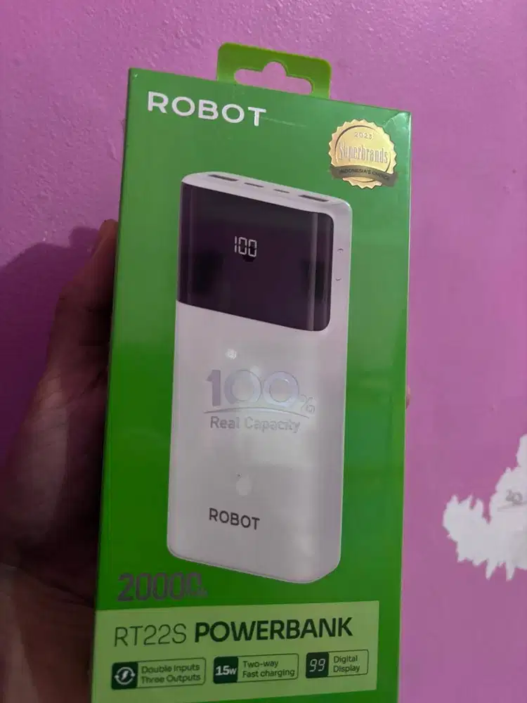 Jual Power bank robot baru