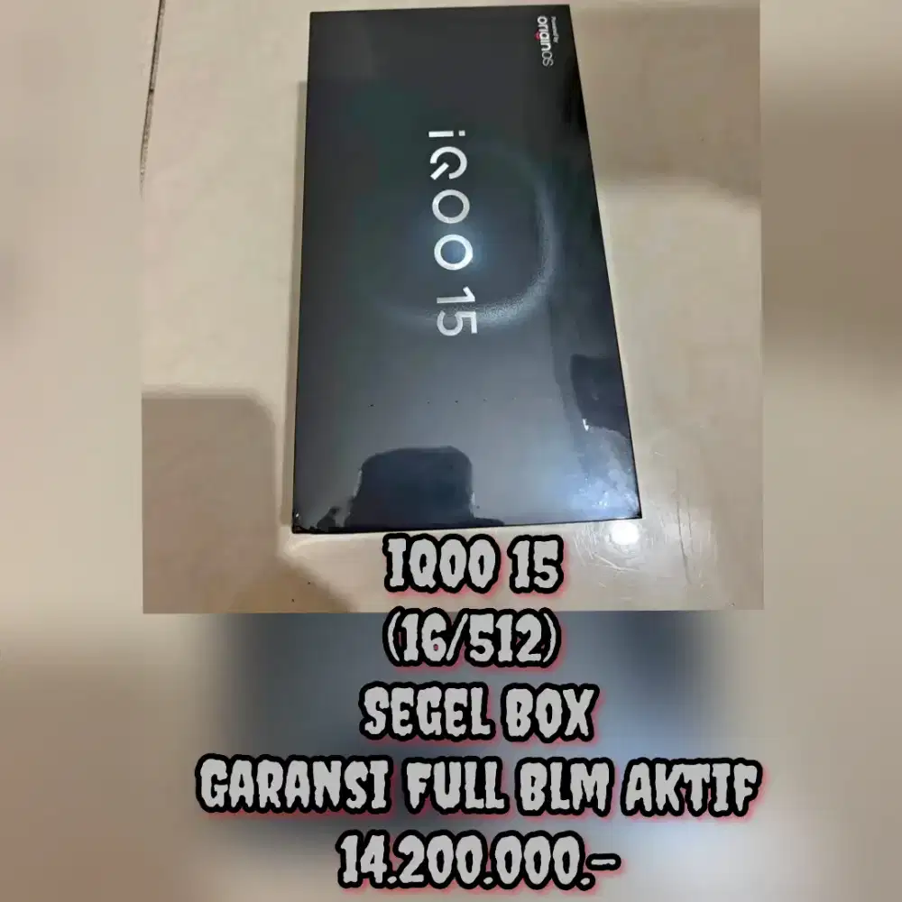 iQOO 15 (16/512) Segel Box