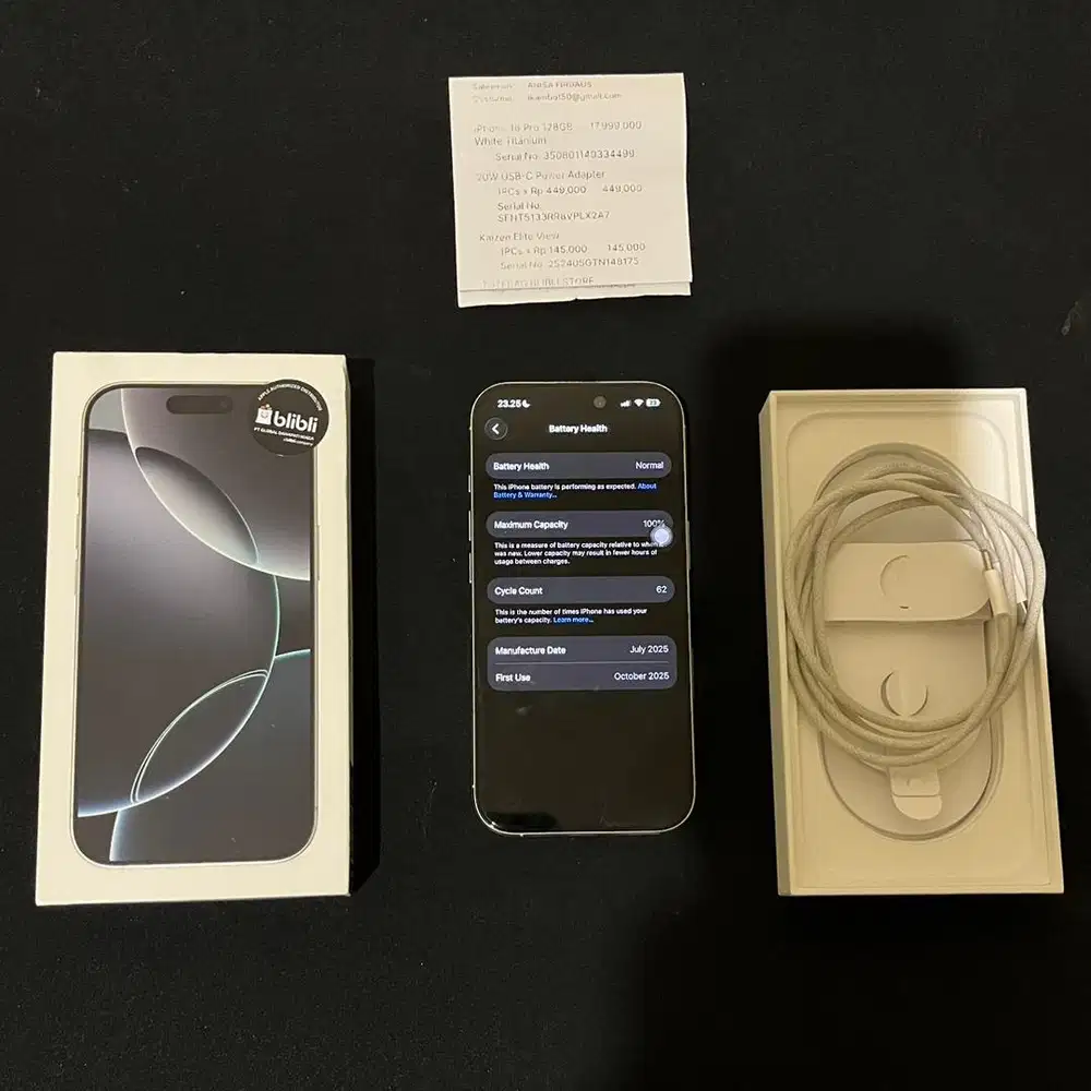 Iphone 16 Pro 128 GB BLIBLI BH 100