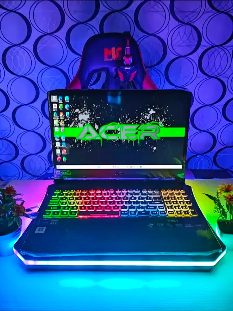 ACER NITRO CORE i9 GEN 11 RAM 32GB SSD 512GB RTX 3060 VRAM 6GB