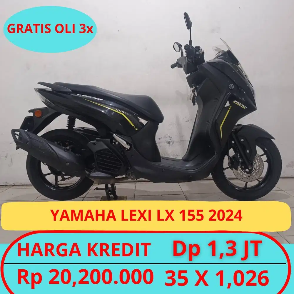 YAMAHA LEXI LX 155 2024 DP HANYA 1,3 JUTA GUYSS