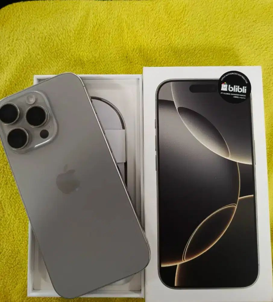iPhone 16 Pro 128gb Ex:iBox mulus dan garansi masih ada dan BH 100%
